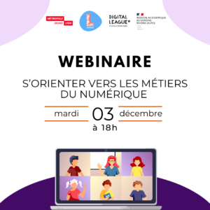 Webinaire métiers du numérique